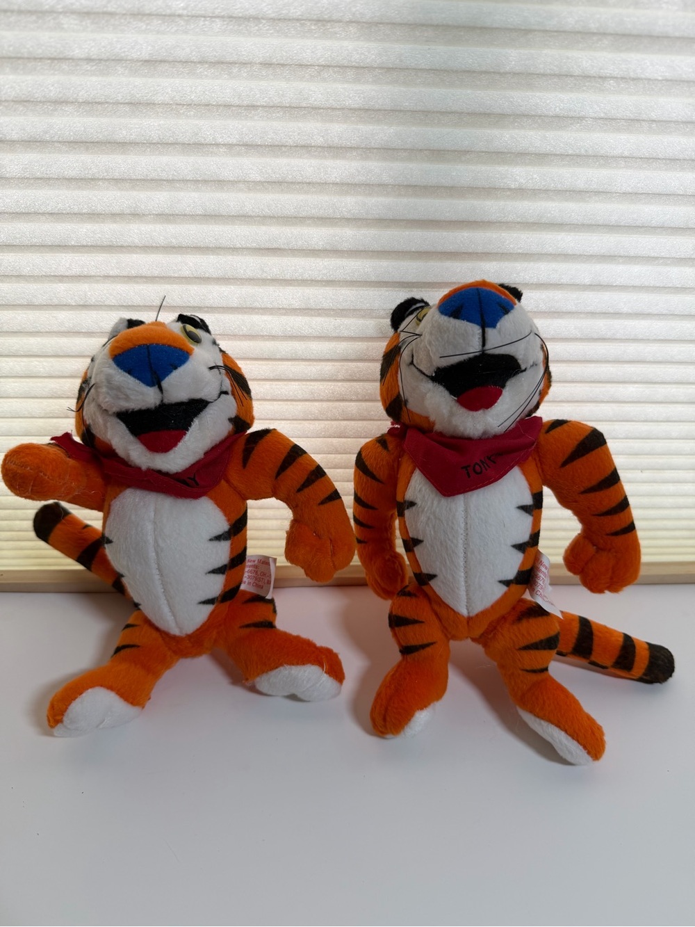 Two Kellogg Tony the Tiger plush